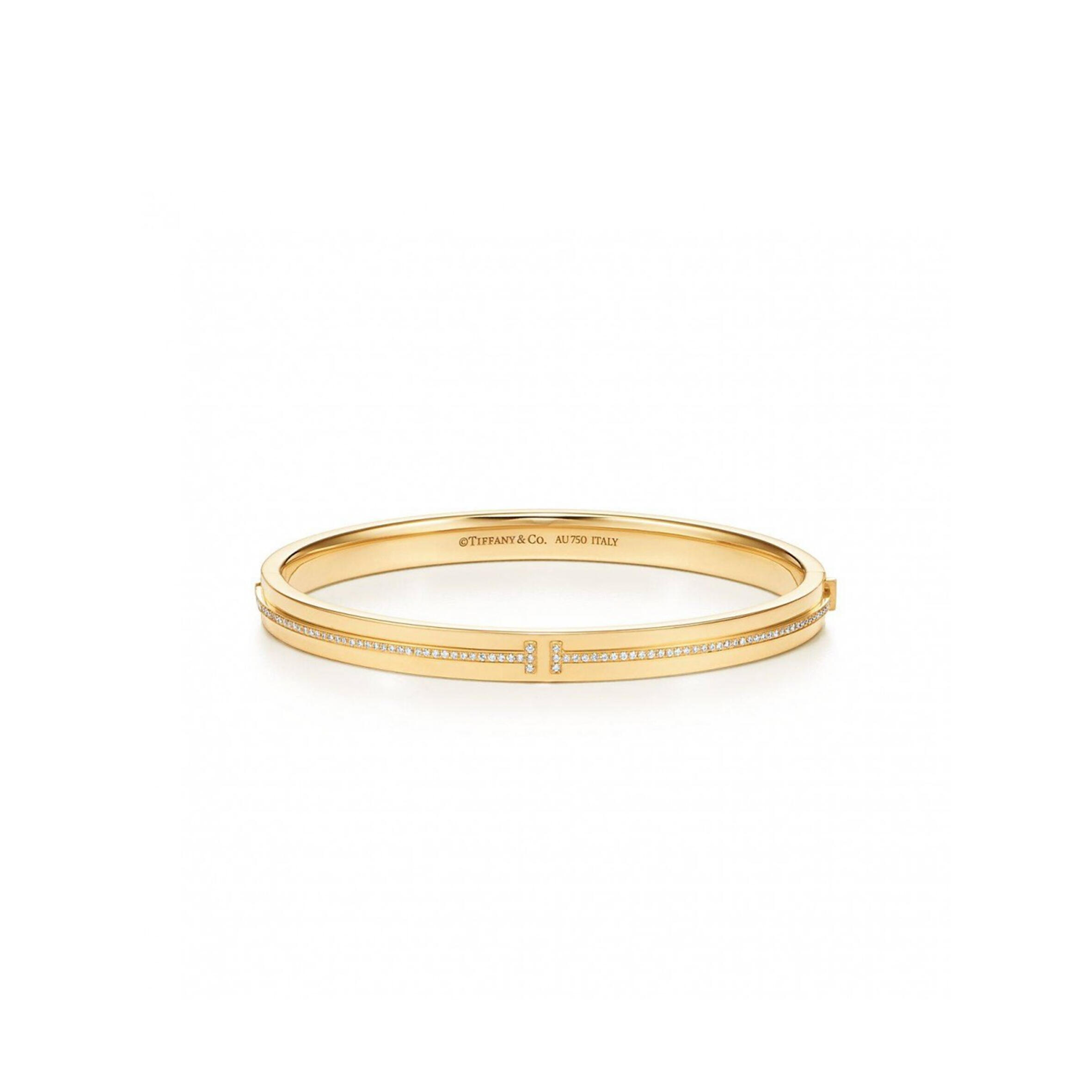 TIFFANY T DIAMOND HINGED BANGLE 60423873